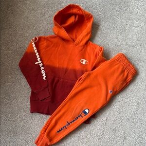 Champion Orange and Burgundy Set